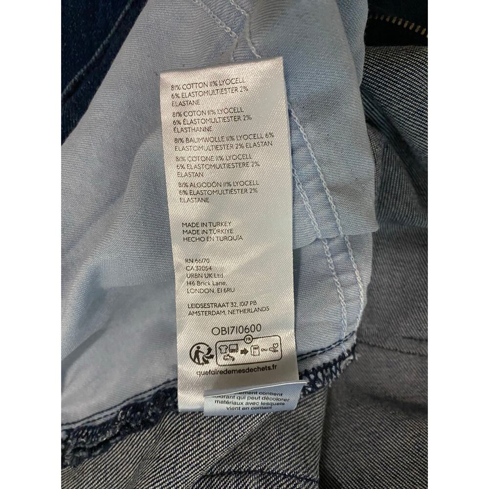 Anthropologie Pilcro The Skipper High Rise Crop Wide Leg Jean 33T / 33 Tall Boho - Picture 11 of 13